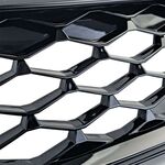 CALANDRE SANS SIGLE SEAT LEON 5F PHASE 2 LOOK FR "PIANO BLACK" (2017/2020)