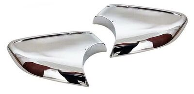 COQUES DE RETROS CHROMEES TESLA MODEL S (2016/2020) (REMPLACEMENT)