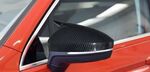 COQUES DE RETROS "HORN DESIGN" PIANO BLACK OU CARBONE LOOK VW TIGUAN II (2016/2023)