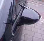 COQUES DE RETROS "HORN DESIGN" PIANO BLACK OU CARBONE LOOK VW TIGUAN II (2016/2023)