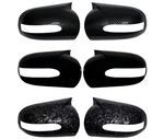 COQUES DE RETROVISEURS "HORN SHAPE" MERCEDES CLASSE C TYPE W203 (2000/2007),CLASSE E W211 PHASE 1 (2002/06-2006)
