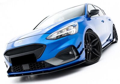 LAME DE PARE CHOC AVANT DTM LOOK "CNC" FORD FOCUS IV ST OU ST LINE V1 (06-2018+)