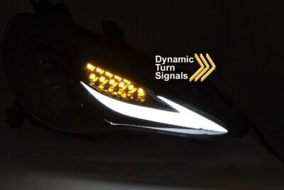 PHARES A LEDS FULL LEDS REAL DRL "TUBE LIGHT" AVEC FONCTION DTS -DYNAMIC TURN SIGNAL - ECLAIRAGE D'ACCUEIL- TOYOTA GT86-VERSION 3- (2012/2021) SUBARU BRZ (2012/2021)