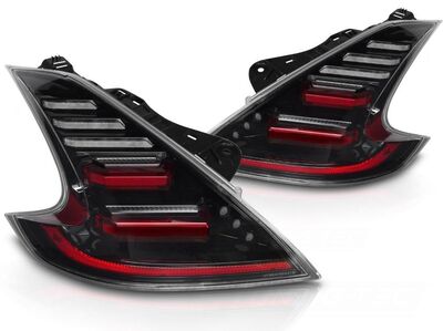 FEUX A LEDS FULL LEDS NISSAN 370Z AVEC CLIGNOTANTS DTS -DYNAMIC TURN SIGNAL- ET FONCTION D'ACCUEIL "WELCOME LIGHT" (2009/2020)