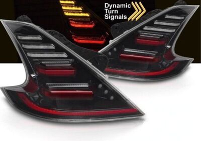 FEUX A LEDS FULL LEDS NISSAN 370Z AVEC CLIGNOTANTS DTS -DYNAMIC TURN SIGNAL- ET FONCTION D'ACCUEIL "WELCOME LIGHT" (2009/2020)