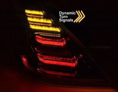 FEUX A LEDS FULL LEDS NISSAN 370Z AVEC CLIGNOTANTS DTS -DYNAMIC TURN SIGNAL- ET FONCTION D'ACCUEIL "WELCOME LIGHT" (2009/2020)