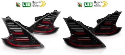 FEUX A LEDS FULL LEDS NISSAN 370Z AVEC CLIGNOTANTS DTS -DYNAMIC TURN SIGNAL- ET FONCTION D'ACCUEIL "WELCOME LIGHT" (2009/2020)