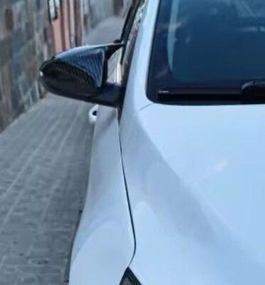 COQUES DE RETROVISEURS HORN SHAPE PIANO BLACK OU CARBONE LOOK HYUNDAI IONIQ (2016/2022)