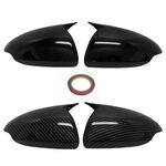 COQUES DE RETROVISEURS HORN SHAPE PIANO BLACK OU CARBONE LOOK HYUNDAI IONIQ (2016/2022)