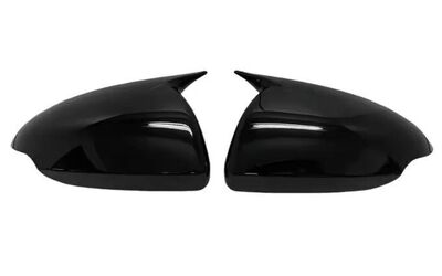 COQUES DE RETROVISEURS HORN SHAPE PIANO BLACK OU CARBONE LOOK HYUNDAI IONIQ (2016/2022)