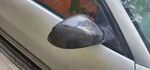 COQUES DE RETROS SEAT IBIZA 6L PIANO BLACK OU CARBONE LOOK (2002/2008) (REMPLACEMENT)