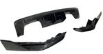 DIFFUSEUR DE PARE CHOC ARRIERE EN CARBONE + SPLITTERS LATERAUX BMW M3 G80/G81 OU M4 G82/G83 (2021+)