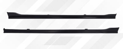 JEU DE BAS DE CAISSE CARBONE VW GOLF VI R ST LINE PIANO BLACK FINISH (2019/2020)