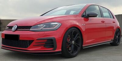 JEU DE BAS DE CAISSE CARBONE VW GOLF VI R ST LINE PIANO BLACK FINISH (2019/2020)