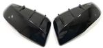 COQUES DE RETROS CHROMEES,PIANO BLACK OU CARBONE LOOK TOYOTA RAV 4 V "GRIFFES" (2019+)