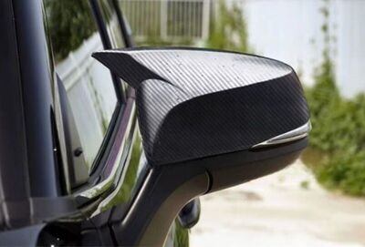 COQUES DE RETROS "HORN SHAPE" PIANO BLACK OU CARBONE LOOK TOYOTA RAV 4 V (2019+)