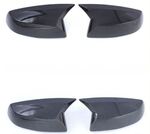 COQUES DE RETROS "HORN SHAPE" PIANO BLACK OU CARBONE LOOK TOYOTA RAV 4 V (2019+)