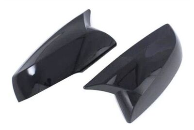 COQUES DE RETROS "HORN SHAPE" PIANO BLACK OU CARBONE LOOK TOYOTA RAV 4 V (2019+)