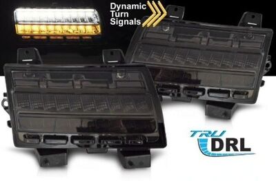 ECLAIRAGE DE JOUR A LEDS AVEC CLIGNOTANTS DTS - DYNAMIC TURN SIGNAL - JEEP WRANGLER JL (2018/2023)