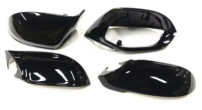 COQUES DE RETROS PIANO BLACK AUDI A7/S7 RS7 (REMPLACEMENT) (2010/2018)