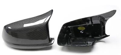 COQUES DE RETROVISEURS CARBONE SERIE 5 F10/F11 PHASE 1 M LOOK (2010/07-2013) (Remplacement)