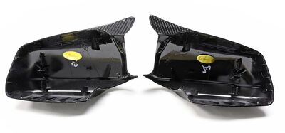 COQUES DE RETROVISEURS CARBONE SERIE 5 F10/F11 PHASE 1 M LOOK (2010/07-2013) (Remplacement)
