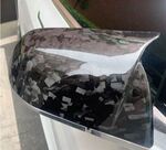 COQUES DE RETROS CARBONE "HORN SHAPE DESIGN" TESLA MODEL MODEL 3 (2017/2023) MODEL Y (2020/2023)