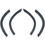 ENTOURAGES D'AILES EN ABS MERCEDES GLE W167 SUV (2019/2023)