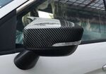 COQUES DE RETROVISEURS HORN SHAPE PIANO BLACK OU CARBONE LOOK MITSUBISHI ECLIPSE CROSS (2018/2023)