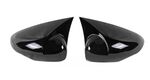 COQUES DE RETROS GLOSS BLACK OU CARBONE LOOK "HORN DESIGN" FORD FIESTA MK7 (2008/2017) FORD B MAX (2011/2017)
