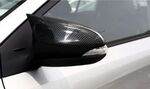 COQUES DE RETROS "HORN SHAPE" PIANO BLACK OU CARBONE LOOK TOYOTA YARIS XP13 (2011/2020)