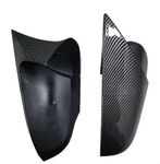 COQUES DE RETROS "HORN SHAPE" PIANO BLACK OU CARBONE LOOK TOYOTA YARIS XP13 (2011/2020)
