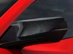 COQUES DE RETROVISEURS "HORN SHAPE" PIANO BLACK OU CARBONE LOOK CHEVROLET CORVETTE C8 (2020+)