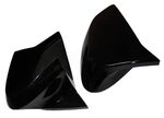 COQUES DE RETROVISEURS "HORN SHAPE" PIANO BLACK OU CARBONE LOOK CHEVROLET CORVETTE C8 (2020+)