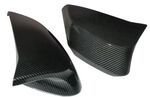 COQUES DE RETROVISEURS "HORN SHAPE" PIANO BLACK OU CARBONE LOOK CHEVROLET CORVETTE C8 (2020+)