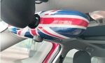 ENJOLIVEUR DE RETROVISEUR INTERIEUR"UK STYLE" BMW MINI R50 R52 R53 (2001/2006) BMW MINI R55 R56 R57 R58 R59 R60 R61 (2006/2015) BMW MINI F54 F55 F56 F57 F60 (2015/2021)