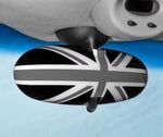 ENJOLIVEUR DE RETROVISEUR INTERIEUR"UK STYLE" BMW MINI R50 R52 R53 (2001/2006) BMW MINI R55 R56 R57 R58 R59 R60 R61 (2006/2015) BMW MINI F54 F55 F56 F57 F60 (2015/2021)