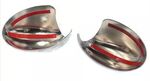 COQUILLES CHROMEES POUR RETROVISEURS BMW MINI COOPER R50/R52/R53 (2001/2006)