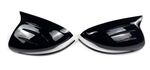 COQUES DE RETROS "HORN SHAPE" PIANO BLACK MERCEDES CLASSE C W205 (2014+),CLASSE E W213 (2016+),CLASSE S W222 (2013+)GLC X205/253 (2015+) CLASSE B W247 (2019+) GLA H247 (2020+)GLB X247 (2020+) CLS W257 (2018+) EQA/EQB/EQC (2021+)