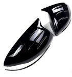 COQUES DE RETROS "HORN SHAPE" PIANO BLACK MERCEDES CLASSE C W205 (2014+),CLASSE E W213 (2016+),CLASSE S W222 (2013+)GLC X205/253 (2015+) CLASSE B W247 (2019+) GLA H247 (2020+)GLB X247 (2020+) CLS W257 (2018+) EQA/EQB/EQC (2021+)