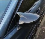 COQUES DE RETROS "HORN SHAPE" PIANO BLACK OU CARBONE LOOK MAZDA 6 GJ PHASE 1 (2013/2017) OU PHASE 2 (2017/2021)