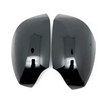 COQUES DE RETROS PIANO BLACK OU CARBONE LOOK RENAULT MEGANE III (2008/2015) (REMPLACEMENT)