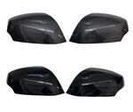 COQUES DE RETROS PIANO BLACK OU CARBONE LOOK RENAULT MEGANE III (2008/2015) (REMPLACEMENT)