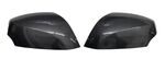 COQUES DE RETROS PIANO BLACK OU CARBONE LOOK RENAULT MEGANE III (2008/2015) (REMPLACEMENT)