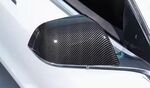 COQUES DE RETROS PIANO BLACK OU CARBONE LOOK TESLA MODEL 3 (2017/2023) MODEL Y (2020/2023) (REMPLACEMENT)