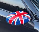 COQUES DE RETROVISEURS "UK STYLE" BMW MINI F65 / F66 / F67 COUNTRYMAN U25 OU MINI EV J01 / ACEMAN J05 (2024+)