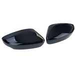 COQUES DE RETRO PIANO BLACK OU CARBONE LOOK SKODA FABIA III (2014/2021)