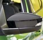 COQUES DE RETRO PIANO BLACK OU CARBONE LOOK SKODA FABIA III (2014/2021)