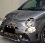 PAUPIERES DE PHARES "ANGRY LOOK COLORS" FIAT 500 (2012/2023)
