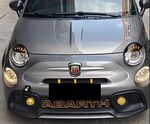 PAUPIERES DE PHARES "ANGRY LOOK COLORS" FIAT 500 (2012/2023)